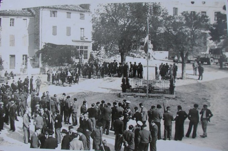 Inauguration de la Maison de la Résistance à Gordes, à la Libération