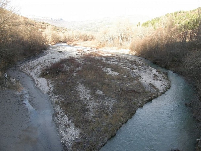 L'Oule, une rivière en tresses