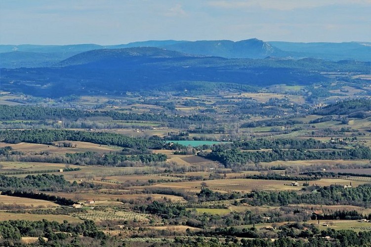 Etang de la Bonde et la paléo-Eze