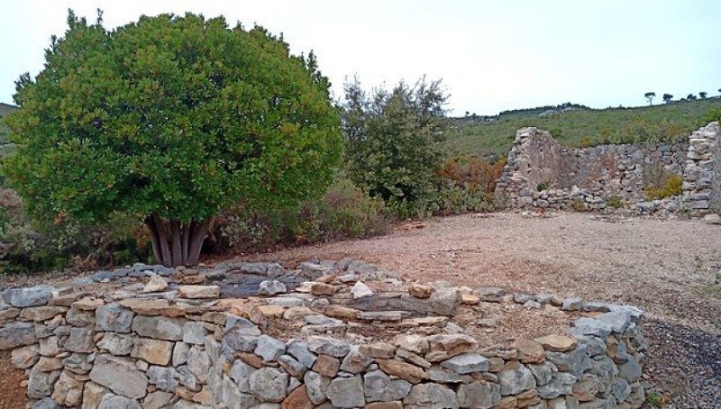 L'emplacement du four à poix