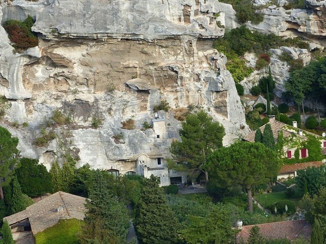maisons troglodytes_Les Baux