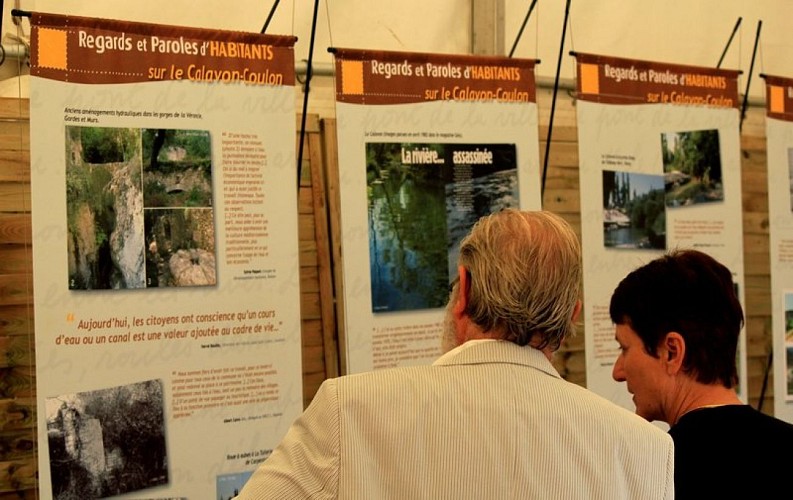 Exposition sur la Calavon - Coulon