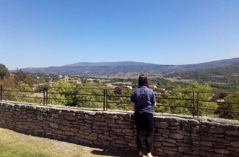 Vallée du Calavon depuis Goult