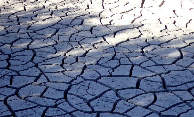 Calavon en période de sècheresse