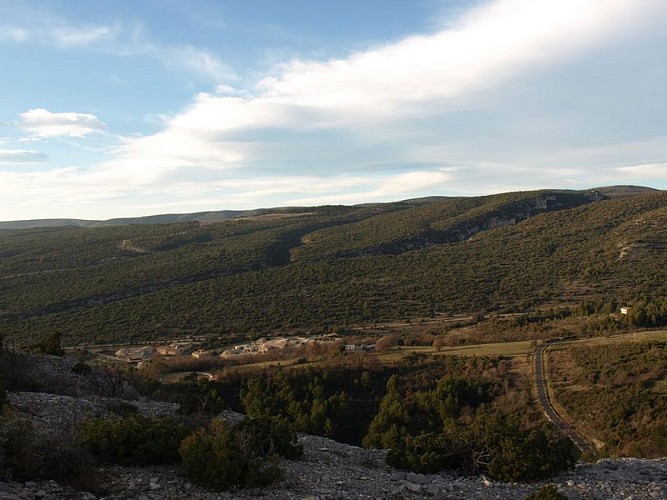 Combe de Lioux au nord-ouest