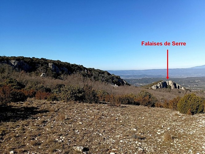 Vue vers le nord-ouest