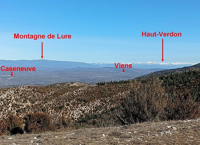 Vue vers le nord-est