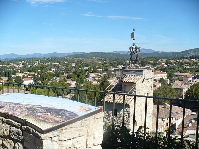 Malaucène depuis le Cavalaire