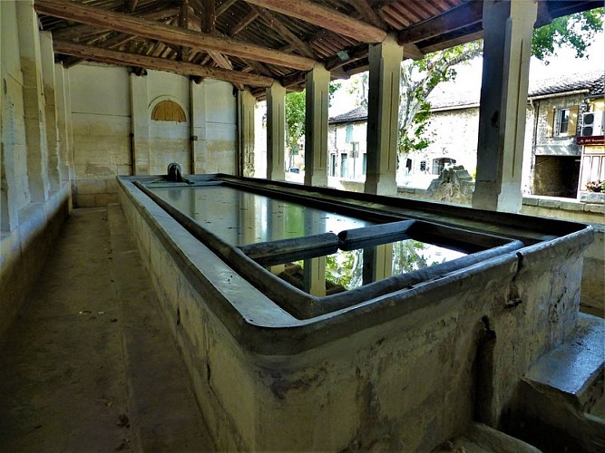 Intérieur du lavoir Napoléon III