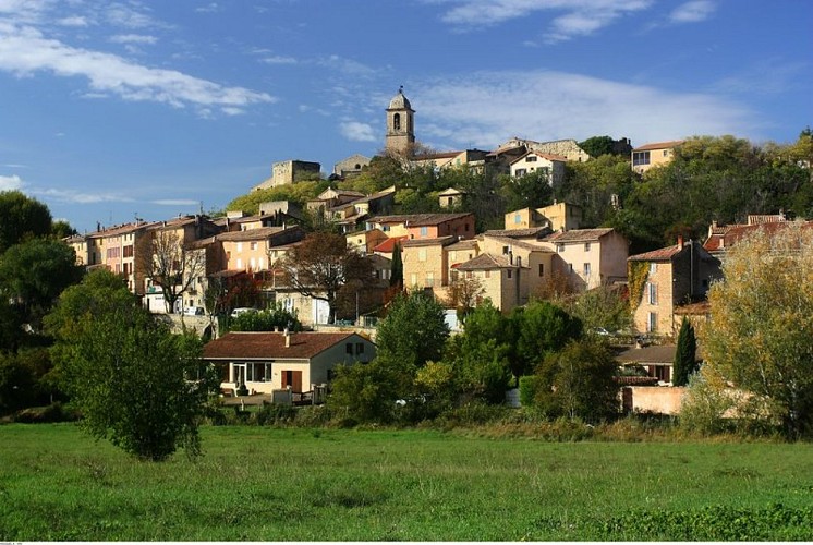 Face Est du village de Mormoiron