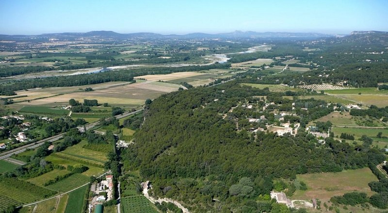 La Durance et Mérindol au fond à droite
