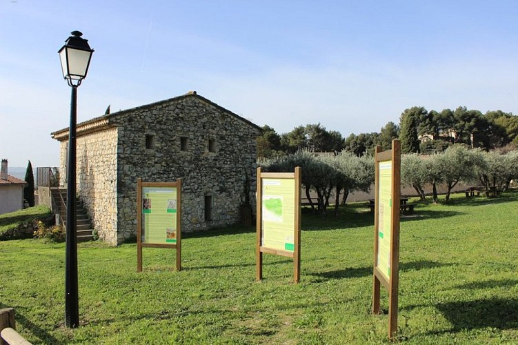 Signalétique à proximité de La Muse