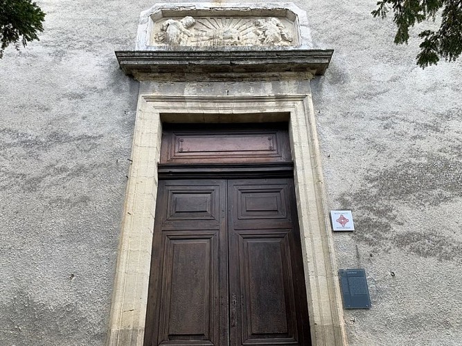 Porte de l'église Saint Marcel