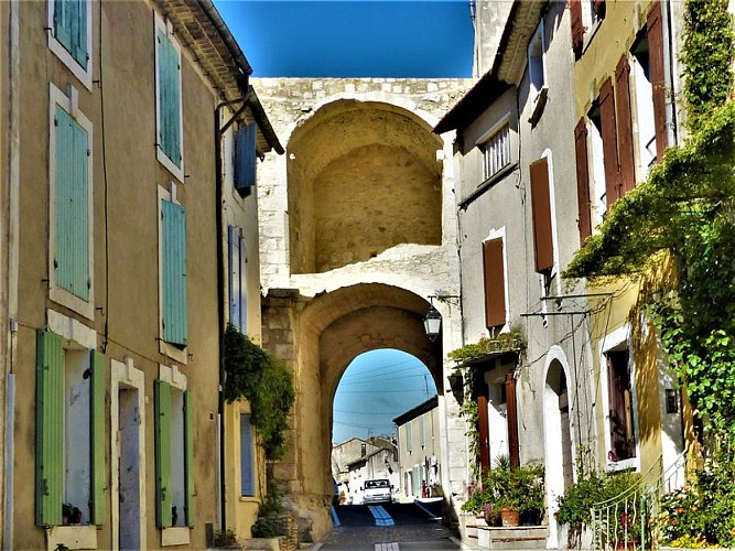 Intérieur de la porte Sainte-Anne