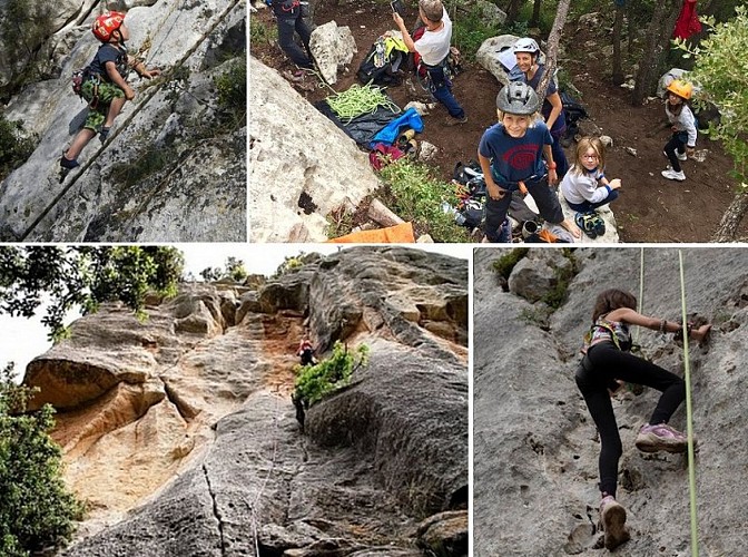 Escalade à Oppède-le-Vieux