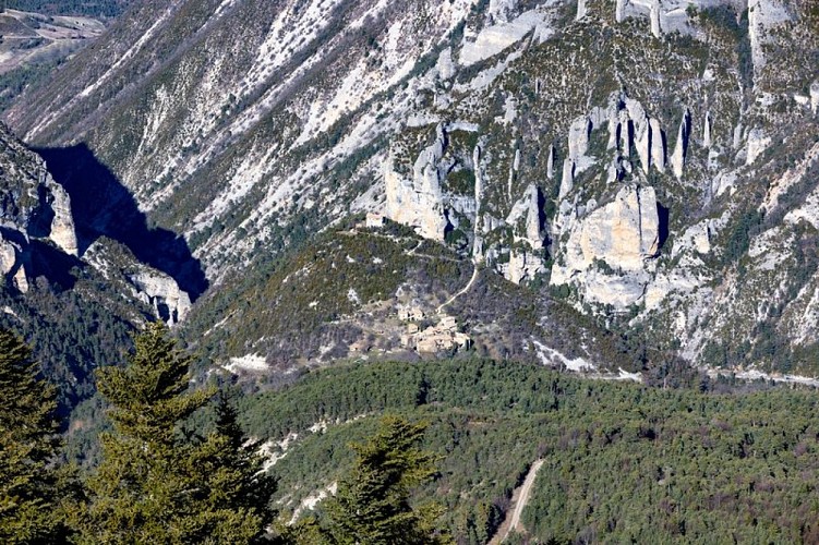 Pommerol, hameau et gorges