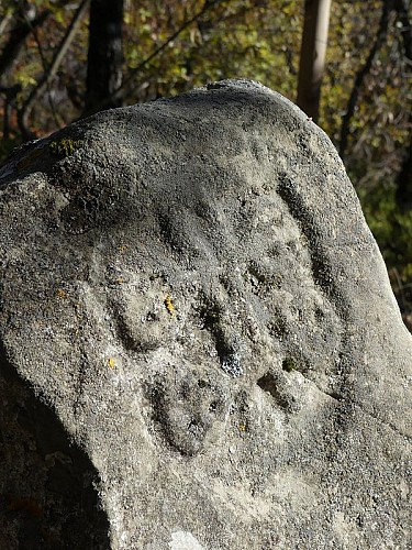 Borne seigneuriale de Roche Pourrie