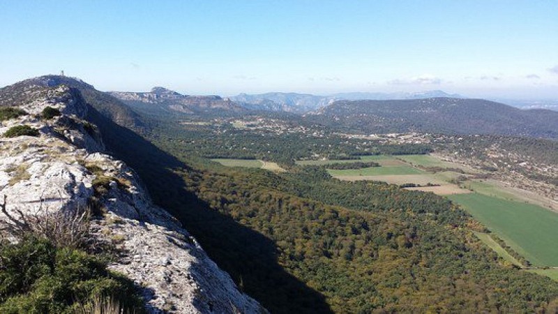 Le paysage depuis la chapelle de Saint-Pilon