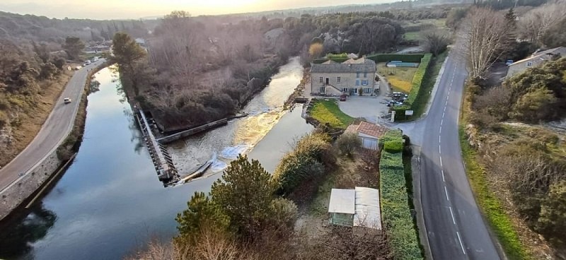 Vue depuis le pont-acqueduc du Galas