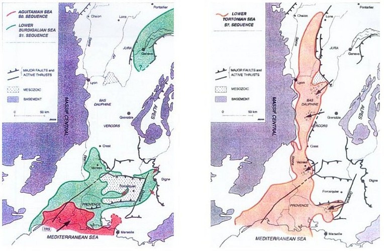 Avancée de la mer en Provence