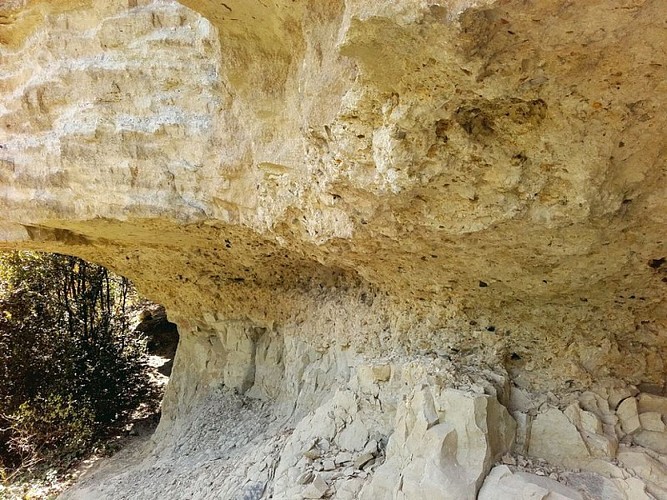 Sables verts, conglomérat de galets et molasse