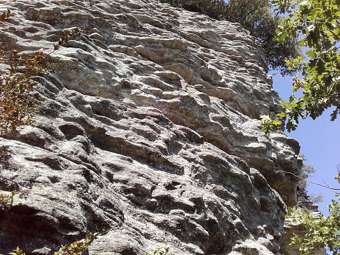 Couches superposées de dépôts marins