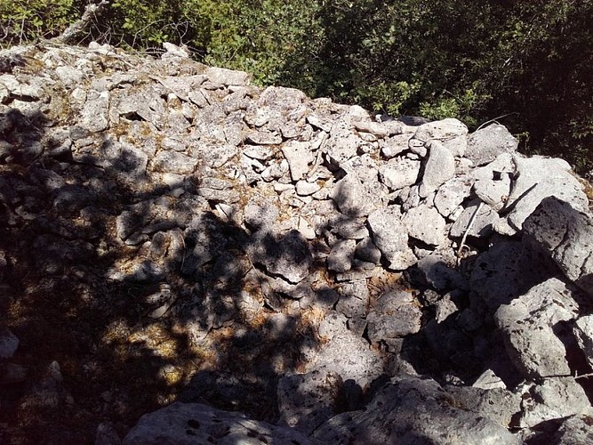 Clapiers en bordure du chemin de Lardette