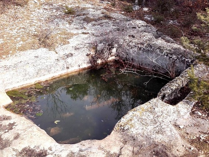 Aiguier à ciel ouvert de Carlus