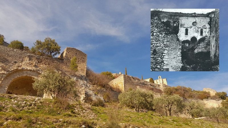 Abside et façade d'origine de la chapelle