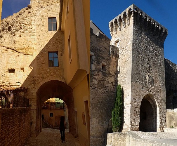 Portail L'Ayguier, intra et extra muros