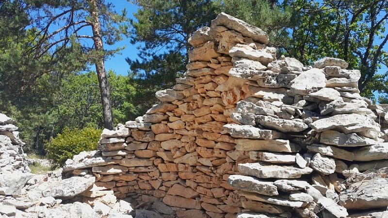 Reliquat de voûte en encorbellement