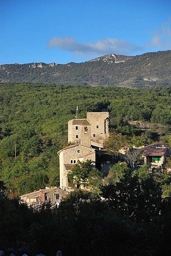 Eglise et château de Sainte-Jalle