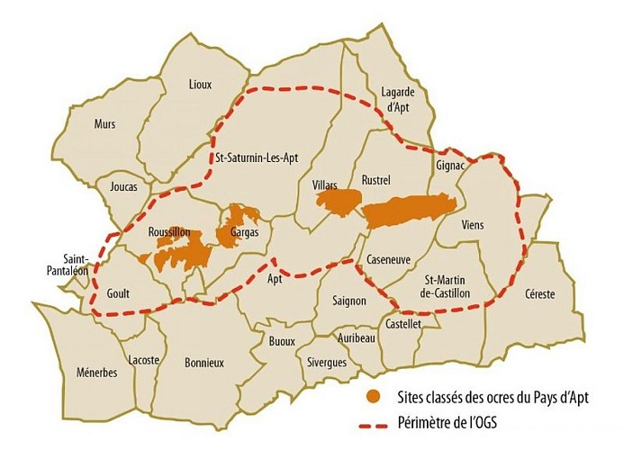 Carte site classé et Grand Site de France