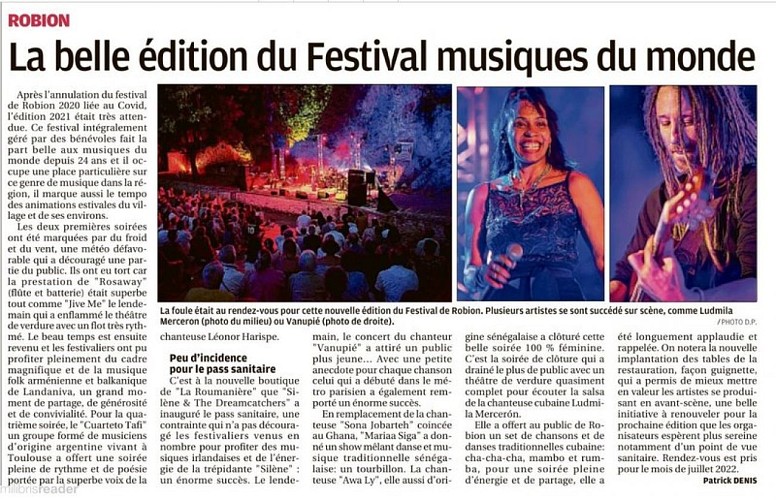 Festival des musiques du monde