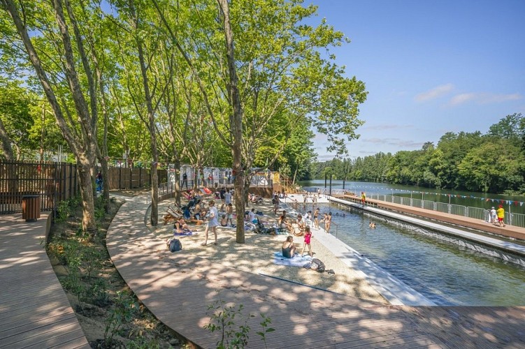 La plage de Maisons-Alfort