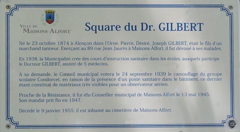 Le parc des Arcades et le square du docteur Gilbert