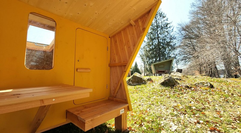 cabane étape jaune
