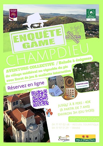 Enquête game de Champdieu : Meurtre dans le vignoble