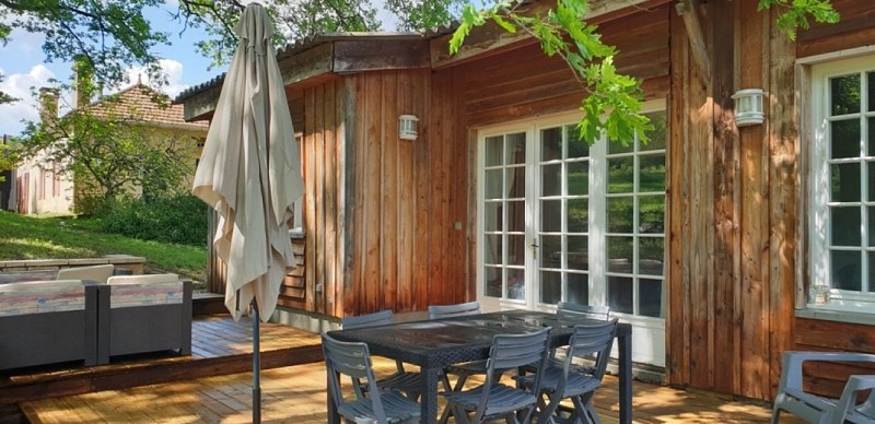 Périgord Noir Vallée Dordogne - Tiny bwa - terrasse