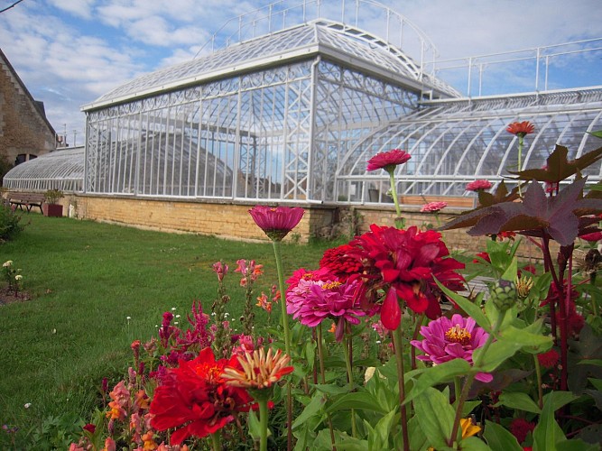 Départ Office de Tourisme Intercommunal et Jardin Potager.