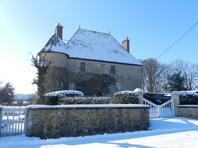 Manoir de Mortier, sculpture sur bois