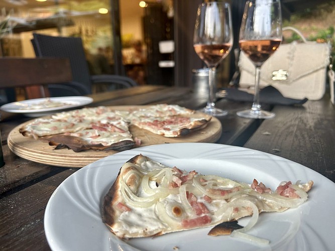 Tarte flambée à partager