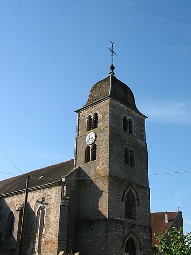 Clocher comtois de l'église de Sainte-Agnès