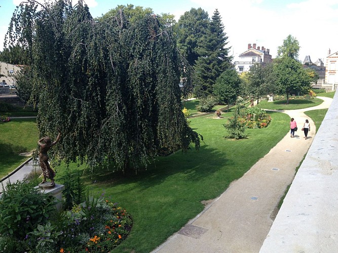 Square winston churchill vue du musée