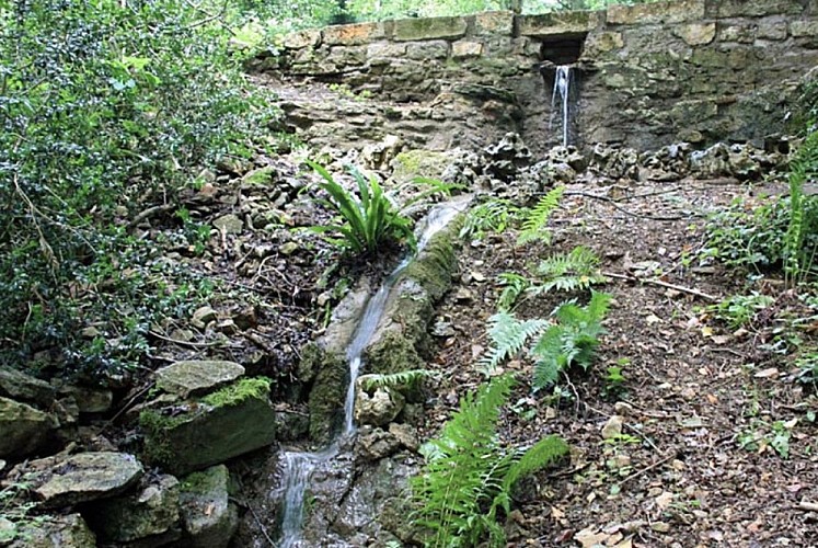 Parc de la cote Gueudin - cascade au buis