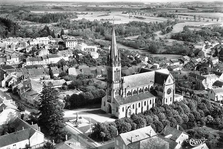 Carte postale de léglise de Fayl-Billot