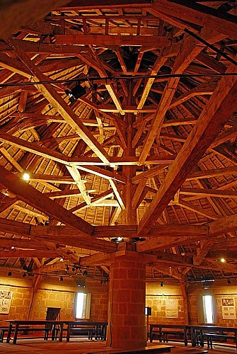 Tour de Navarre à Langres - salle de la charpente