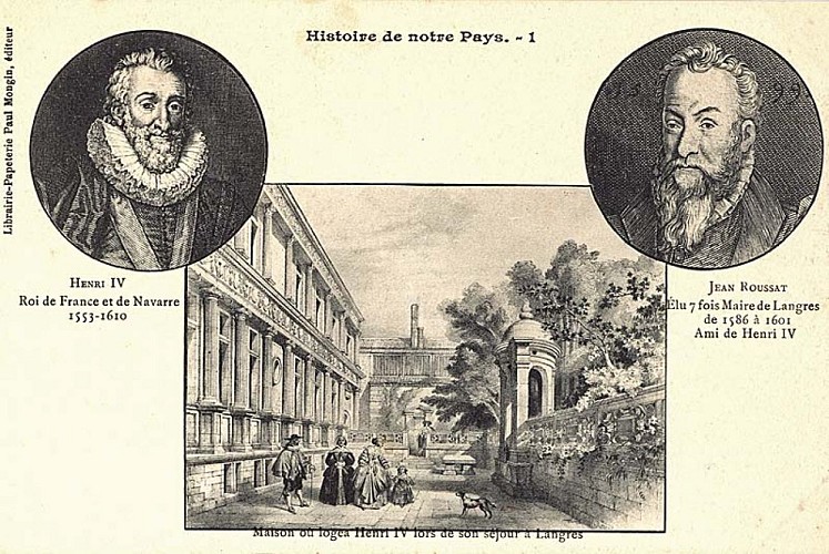 Carte postale de la maison Renaissance à Langres