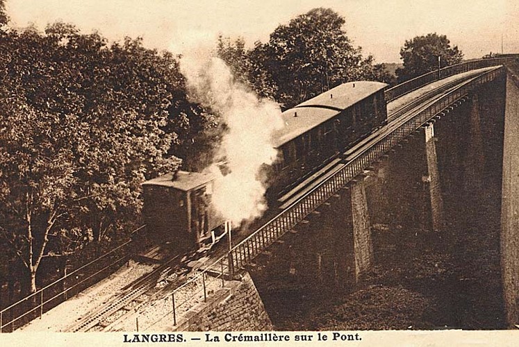 Carte postale de la Crémaillère de Langres