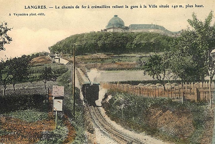 Carte postale de la Crémaillère de Langres